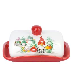 Масленка " " 25х18см (керамика) (подарочная упаковка)