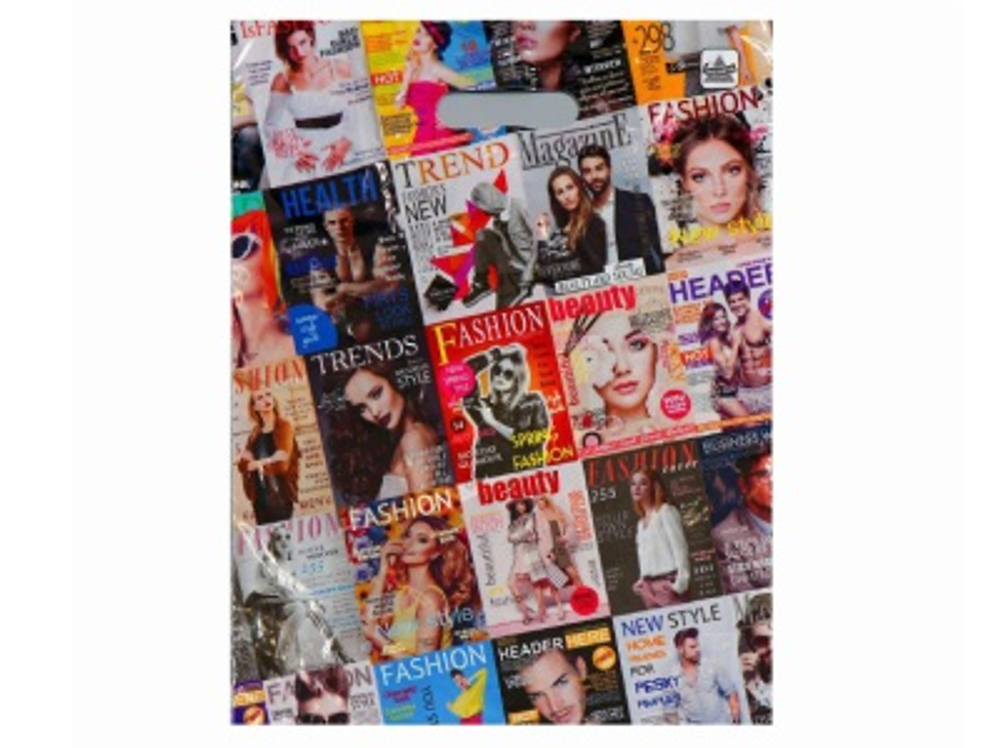 Пакет с вырубной ручкой Мини 31*40см 30мк Паблик (50шт/уп)