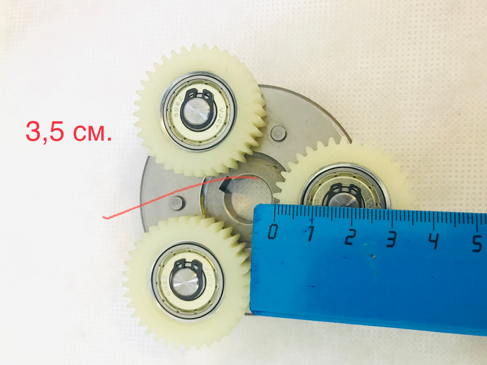 Шестерни на обгонной муфте для мотор колеса электровелосипеда 250-350w Ватт