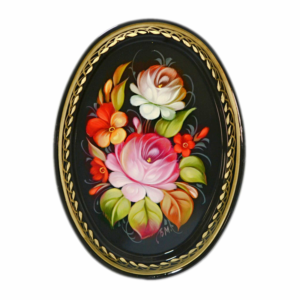 Zhostovo metal tray A2D090424189