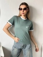 Футболка с принтом хлопковая