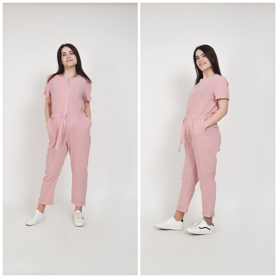 Комбинезон для беременных и кормящих из хлопка, размеры 44,48