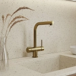 Смеситель для кухни WasserKraft A8987 золото матовое