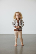 7910-332 Кардиган вязаный (клетка)