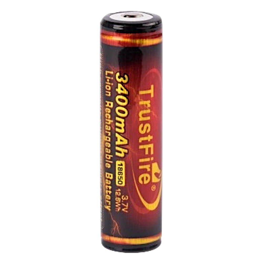Аккумулятор 18650 Li-Ion 3400mAh TrustFire 3.7V 1шт