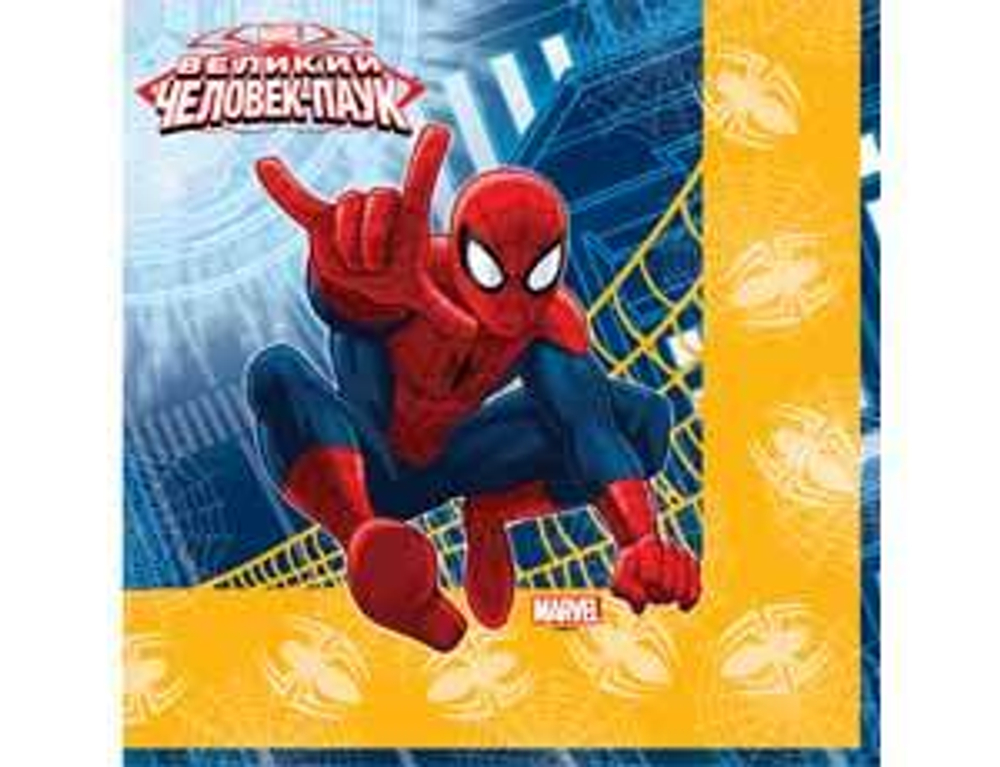 Салфетка Marvel Человек-Паук 33см 12шт/G