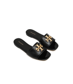 Кожаные шлепанцы eleanor TORY BURCH - черный(88744)