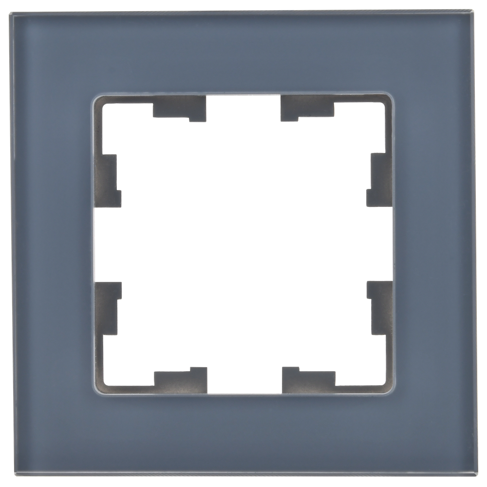 BRITE Рамка 1-местная РУ-1-2-Бр стекло маренго матовый IEK