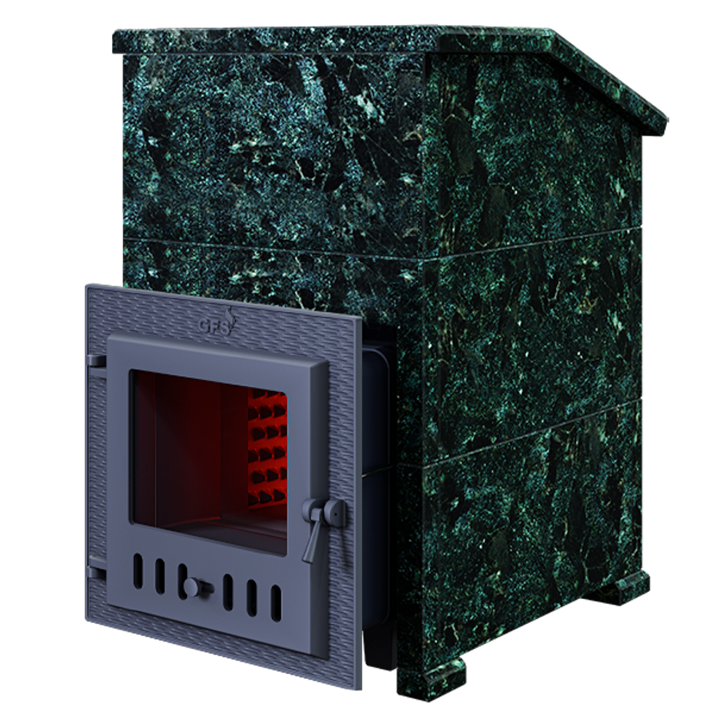 Чугунная печь для бани Комплект GFS ЗК 18 (М) Президент 830/40 Пироксенит