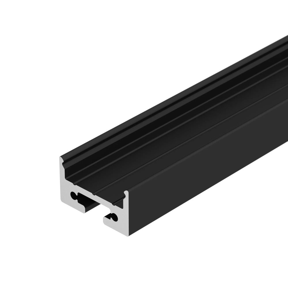 Профиль с экраном SL-LINE-2011M-2500 BLACK+OPAL SQUARE (Arlight, Алюминий) 027993