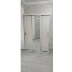 Шкаф-купе Тео ШКК-02, ясень белый