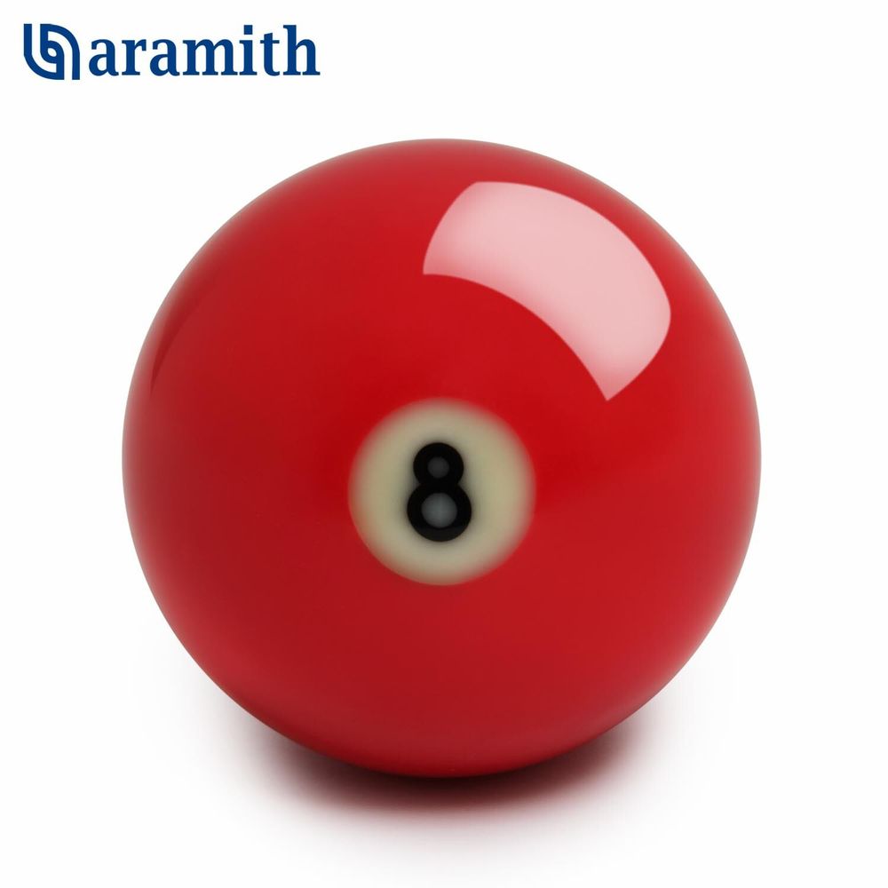 Шар Aramith Premier Pyramid №8 ø68ММ красный