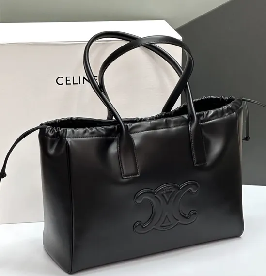Сумка CELINE Cabas Drawstring Cuir Triomphe