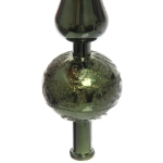 Верхушка на ёлку 23 см «Волшебный узор», Изумруд