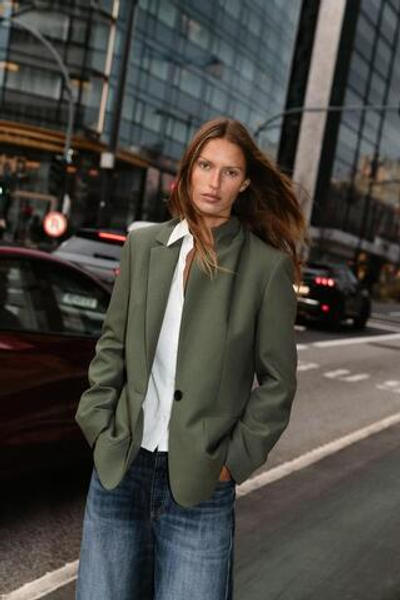 Блейзер VATKALI с прямым кроем - ZARA
