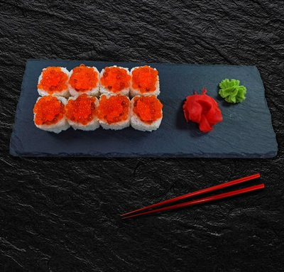 Ролл " Нежный " с икрой