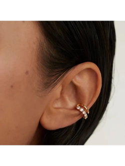 Кафф Alexia серебро 925 пробы покрытое золотом