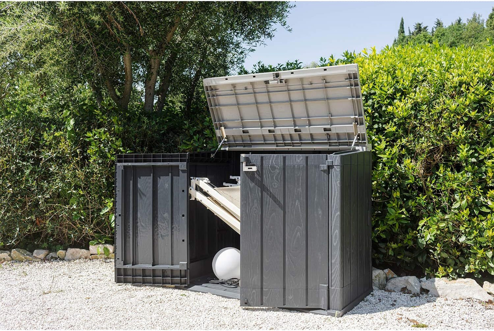 Уличный пластиковый ящик Toomax Storer Plus XL 1270 л Anthracite