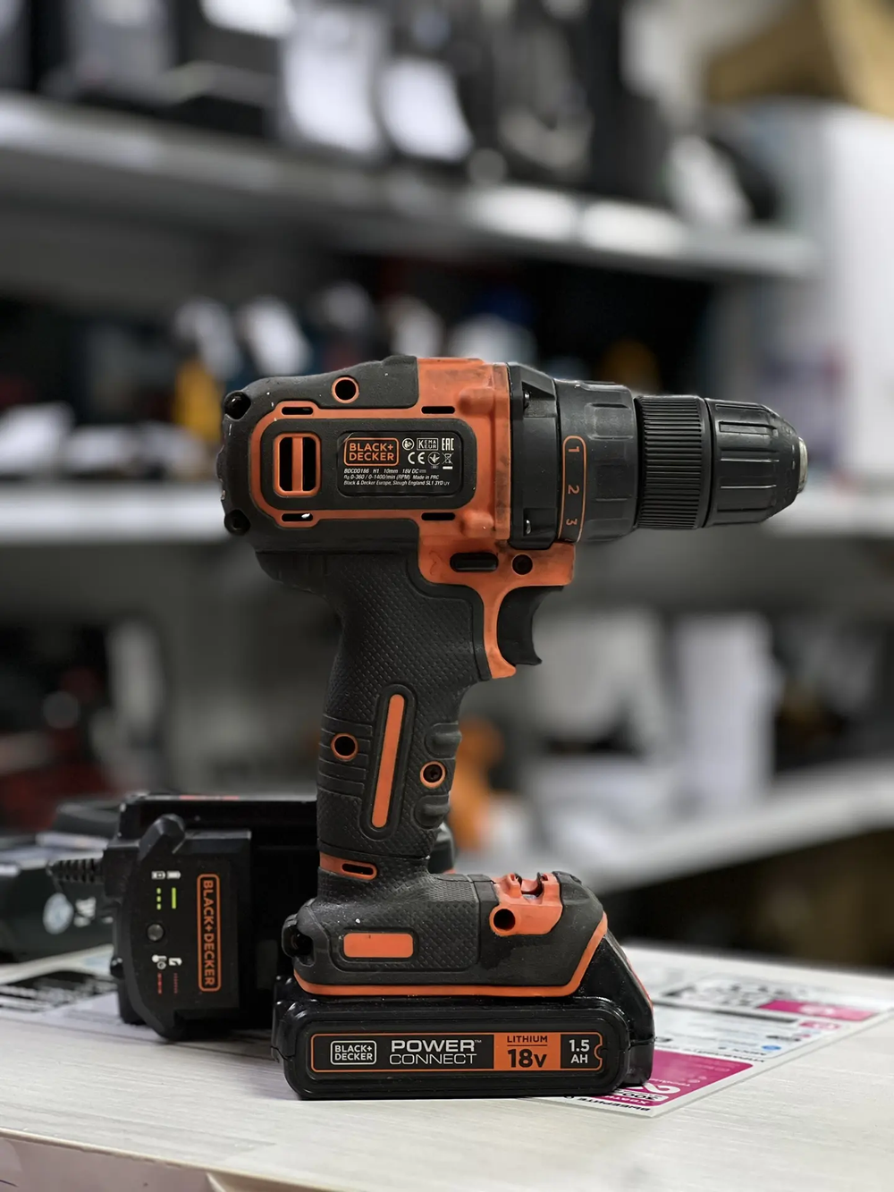 Дрель-шуруповёрт BLACK+DECKER