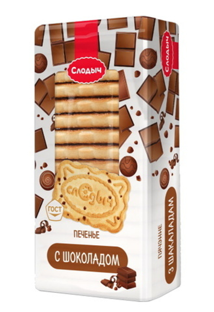 Печенье "Слодыч с шоколадом" 390г. Слодыч