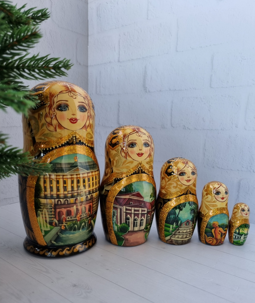 Матрёшка 5м 18см Петергоф
