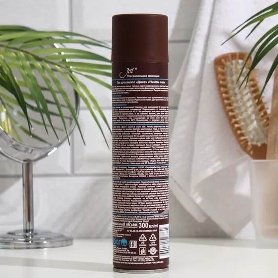 Лак для волос Jet chocolate Flexible maxi &quot;Ультрасильная фиксация&quot;, 300 мл