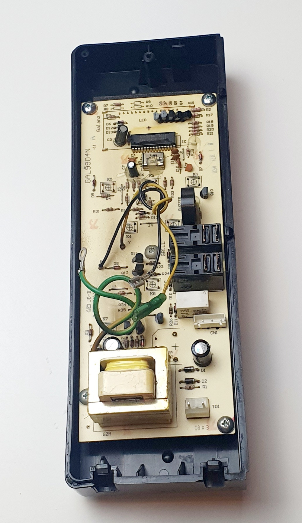 Электронный модуль в сборе с панелью СВЧ SANYO