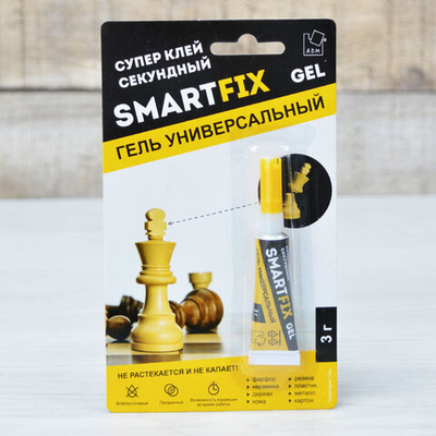 Супер клей 3г гель SmartFix GEL тм ADM