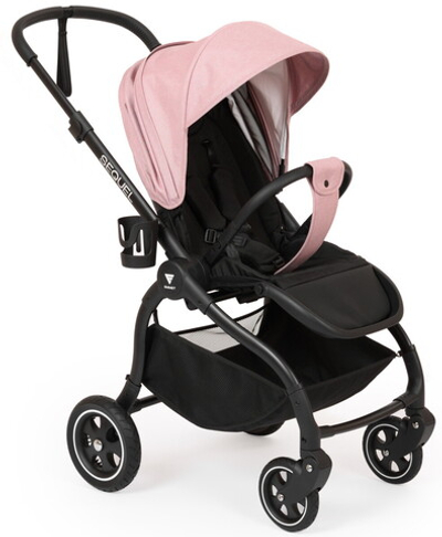 Детская прогулочная коляска Emmet Sequel SQL-04 Розовый / (Pink)