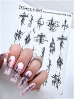 Слайдеры для маникюра/цвет/без фольги