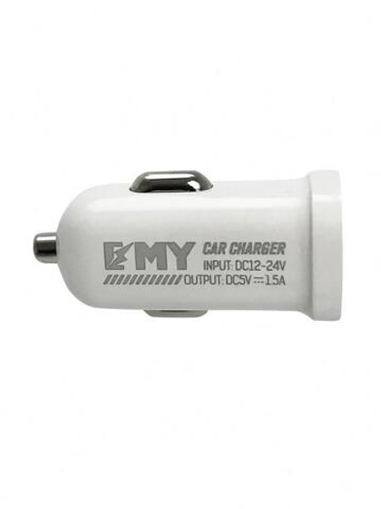 АЗУ с кабелем Type-C 1USB 1.5A EMY MY-10 white