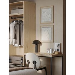 Лампа настольная Texture Sleek, Ø24х37 см, черная