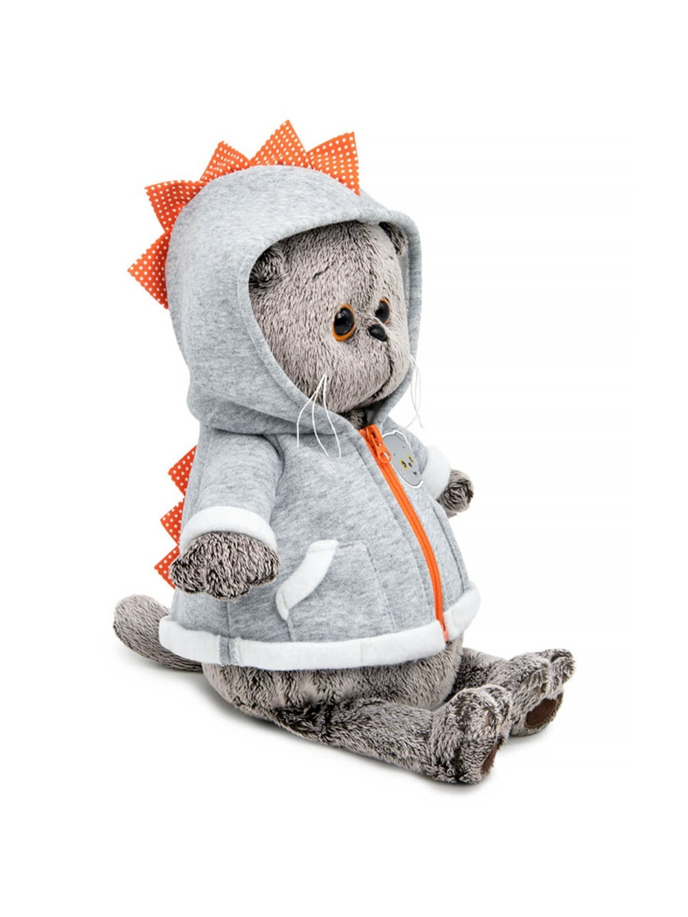 Мягкая игрушка Басик в толстовке дракончик 19 см Ks19-077