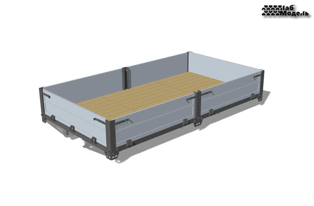 Надстройка на раму - Бортовой кузов/Платформа. Масштаб 1:14