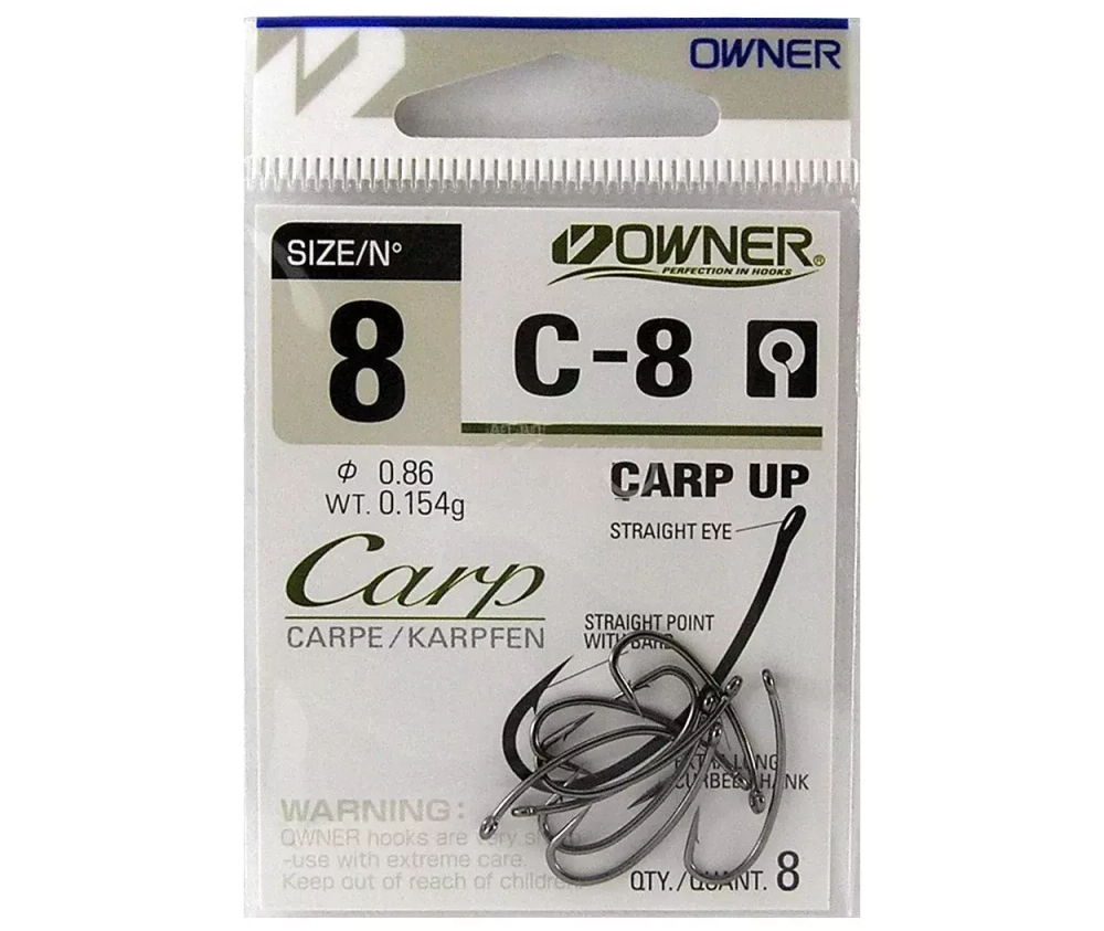 Крючки OWNER Carp UP C-8 8