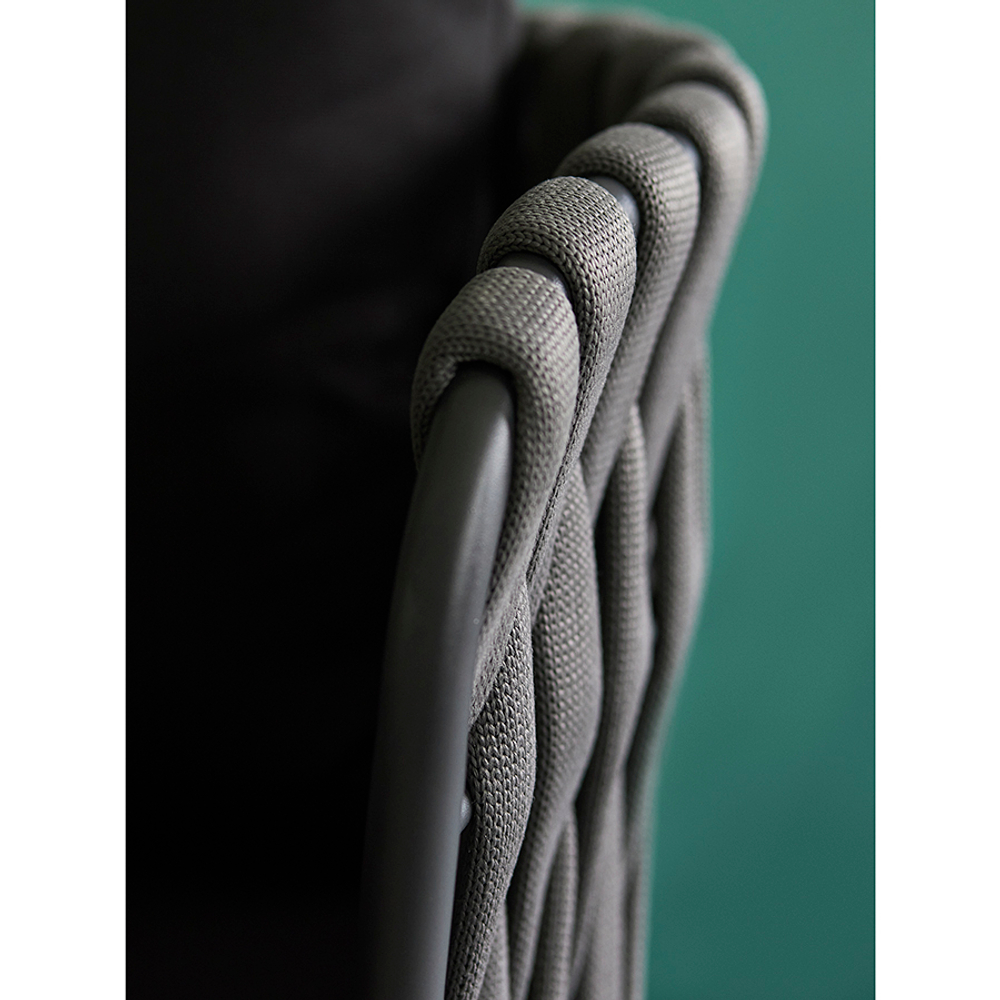 Стул braid, серый/черный