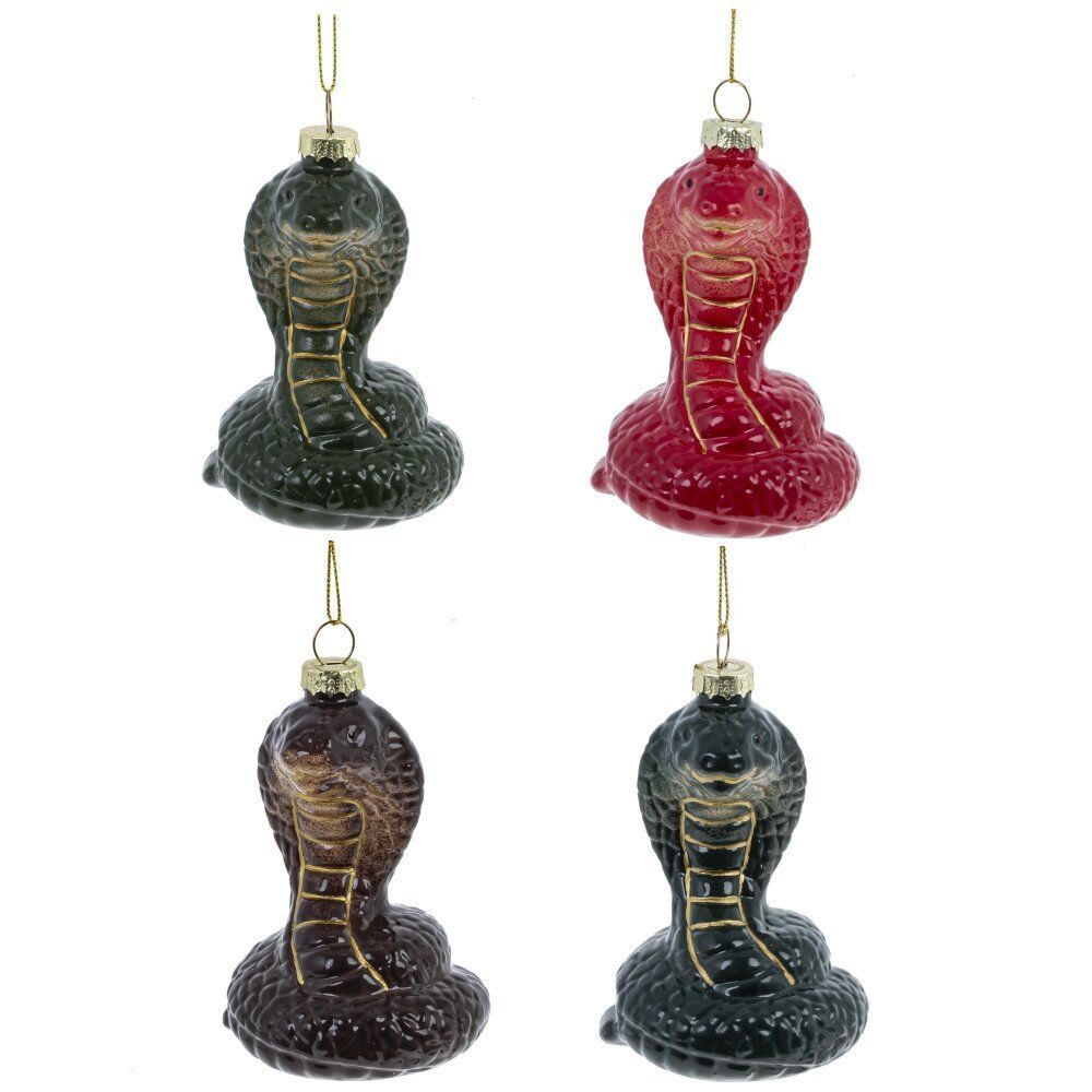 GAEM Украшение новогоднее "Змея", L7 W6 H12 см, 4в.