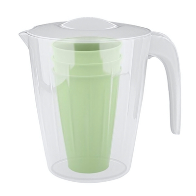 Набор для напитков Sugar&Spice Vanilla (Кувшин 1,9л+3 стакана 0,35л) прозрачный