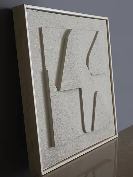 Панно декоративное с эффектом 3d minimalism triangle, 40х40 см