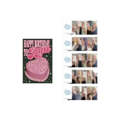 Альбом RYU SU JEONG - Happy Birthday to RYU 1st Fan Meeting Official MD TRADING CARD SET