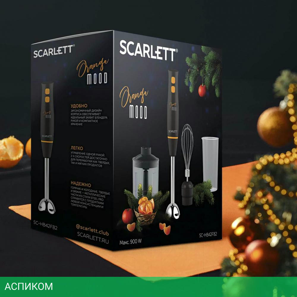 Блендер Scarlett SC-HB42F82 Orange Mood