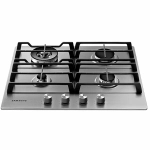 Газовая варочная поверхность Samsung NA64H3030AS, нержавеющая сталь, цвет серебристый