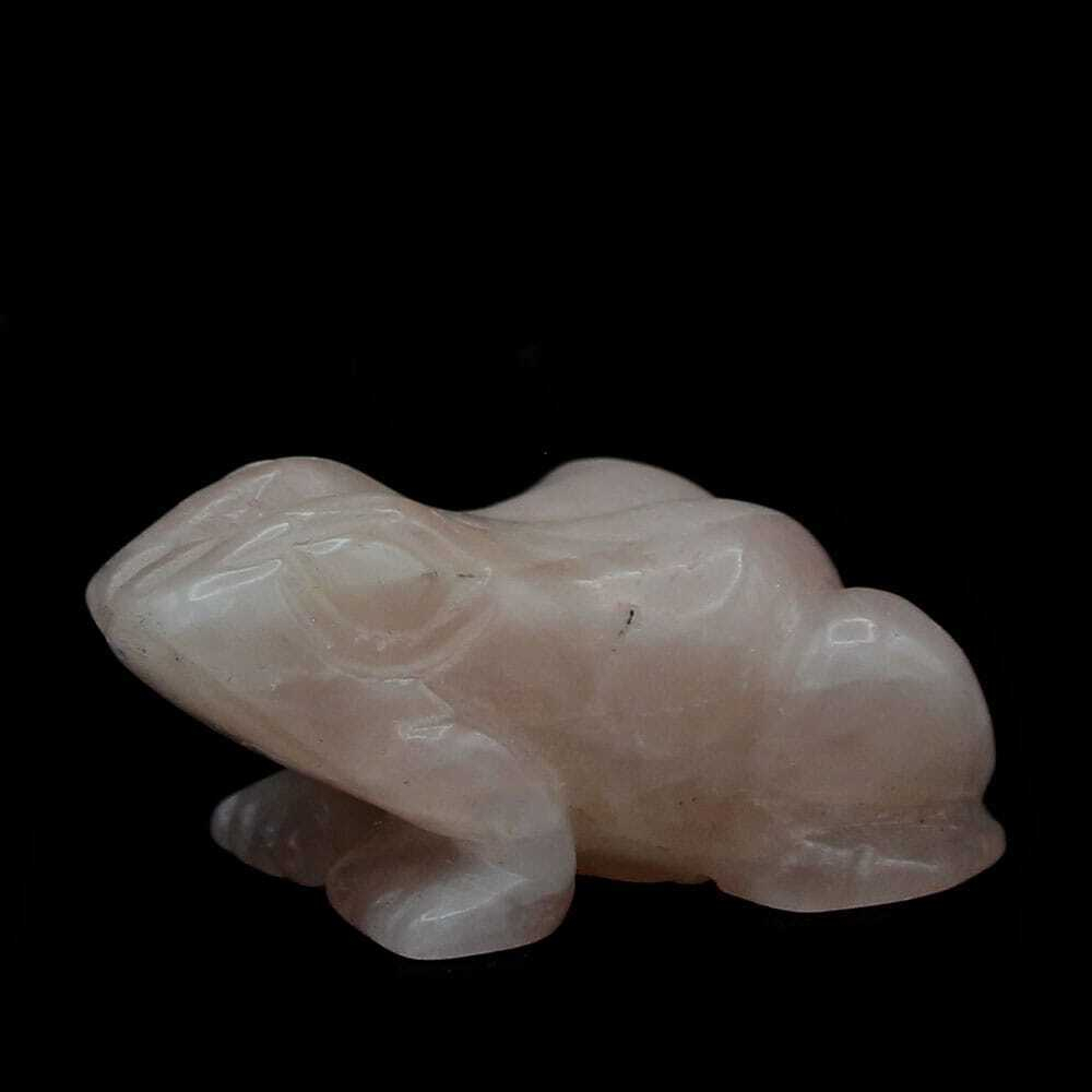 Лягушка розовый кварц асс.