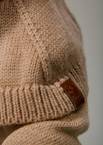 Зимний комплект шапка с манишкой