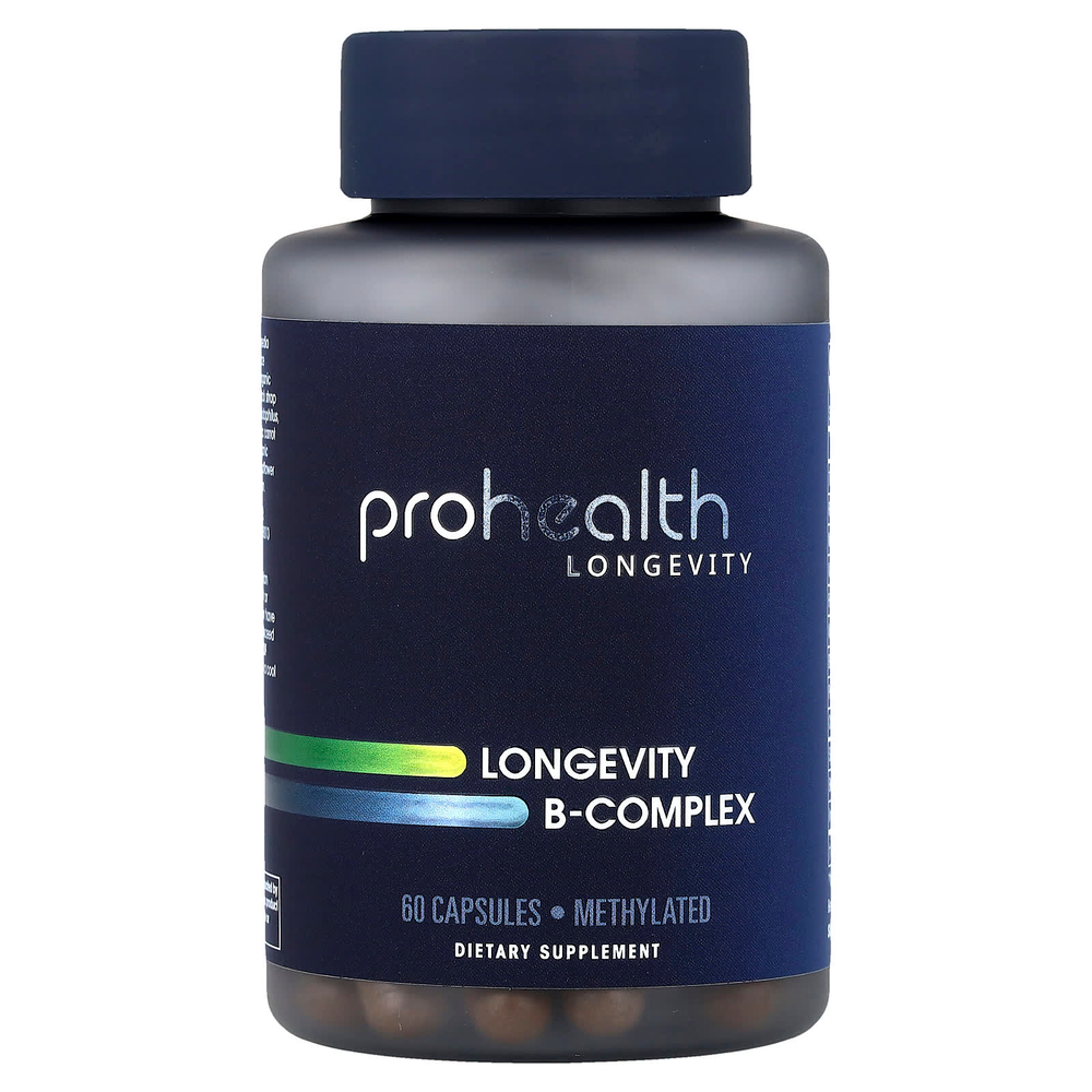 ProHealth Longevity, комплекс витаминов группы B для долголетия, 60 капсул