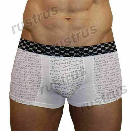 Мужские трусы белые Gucci Hip Boxer