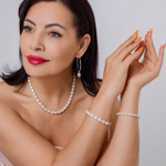Браслет Fiore Luna String of Pearls Сarabiner CL4520 S