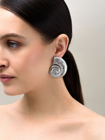 Серьги "Old shell" Silver