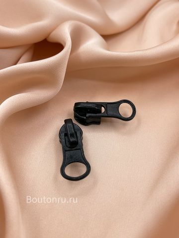 Собачка / бегунок для молнии черный тип 7