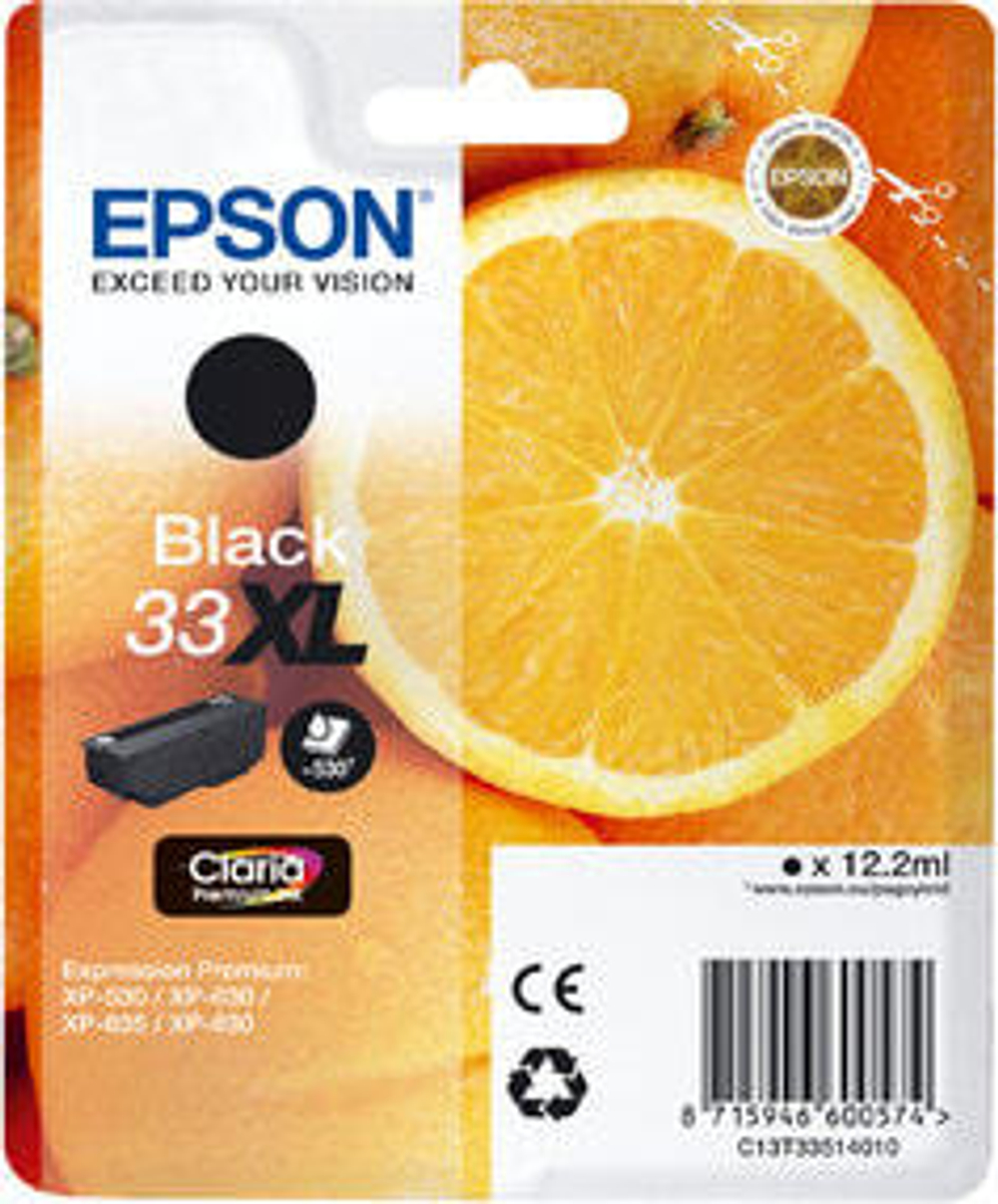 Epson Oranges C13T33514010 струйный картридж Подлинный Черный 1 шт